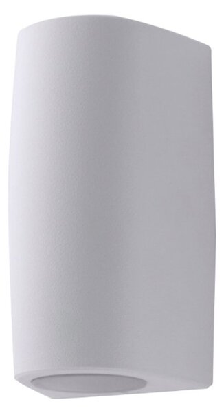 Applique esterno monoemissione top light aosta ap1 bi gu10 led resina - Top Light