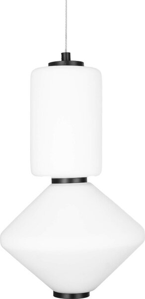 Lampada a sospensione LED AKIKO nera 16W, bianco caldo 1280 lm, metallo, dimensioni: 150x20x20 cm, IP20, Maxlight