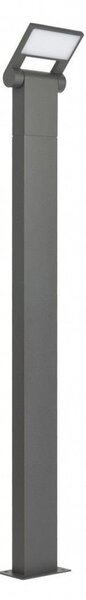 LED 10W grigio scuro IP54 SU-MA Neo 11702-1000 DG lampada da giardino a stelo 100 cm in movimento LED 10W grigio scuro