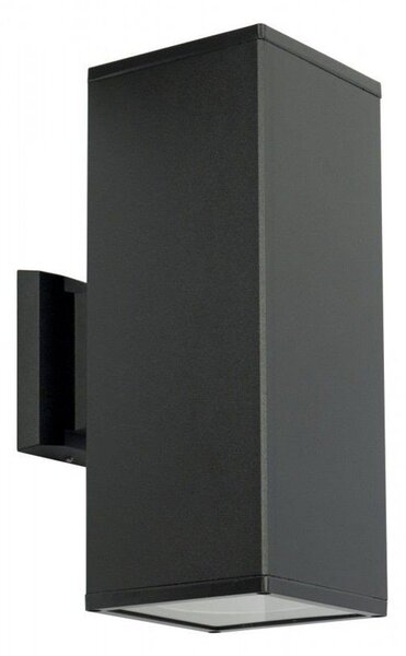 Applique da esterno 30x12 cm 2xE27 nero IP54 SU-MA 8001 BL