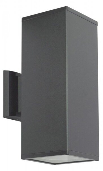 Applique da esterno 30x12 cm 2xE27 grigio scuro IP54 SU-MA 8001 DG