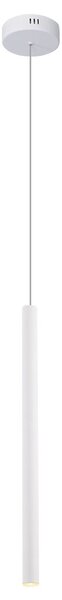 Lampada a sospensione LED ORGANIC bianca 1W, bianco caldo, 360 lm, metallo, dimensioni: 190 x 2,5 x 2,5 cm, IP20, Maxlight