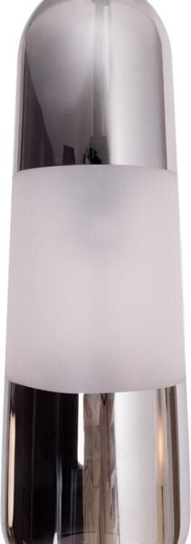Lampada a sospensione MAURI nera-cromata 1xE14x12W in metallo, dimensioni: 180x12x12 cm, IP20, Maxlight