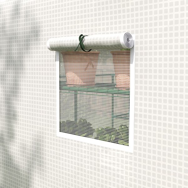 Outsunny Serra da Esterno con 12 Ripiani Porta Avvolgibile Copertura in PE e Telaio in Acciaio 140x213x190 cm Bianco | Aosom Italy