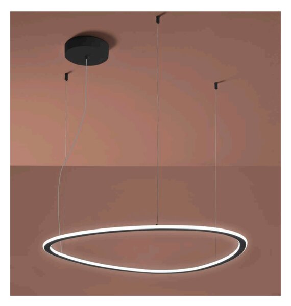 Lampadario moderno promoingross tris s65 ne led dimmerabile metallo silicone - Promoingross