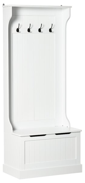 Appendiabiti Con Scarpiera E Panca 3 In 1 – Il Re Dell'Ordine Per Ingresso E Corridoio (Carico Max 100 Kg) - 3
