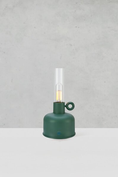 Lampada da tavolo LED verde scuro (altezza totale 22 cm) Astrid – Markslöjd