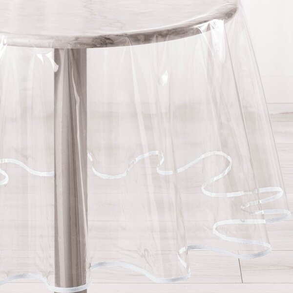 Tovaglia in PVC adatta per pulizia con panno umido ø 180 cm Garden – douceur d'intérieur