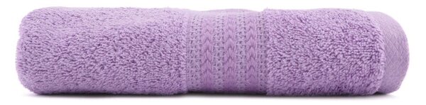 Asciugamano in puro cotone viola, 50 x 90 cm - Foutastic