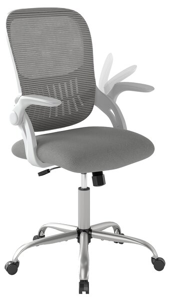 Costway Sedia ufficio ergonomica rete traspirante braccioli reclinabili spazio archiviazione retro, Sedia scrivania girevole altezza regolabile ruote