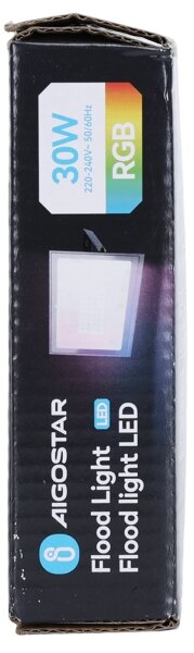 Aigostar - Proiettore LED RGB dimmerabile 30W 230V IP65 con telecomando