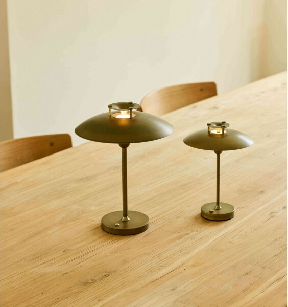 Halo Design 746149 - Lampada LED dimmerabile ricaricabile MINI STEPP LED/1,8W/1600 mAh IP44 ottone