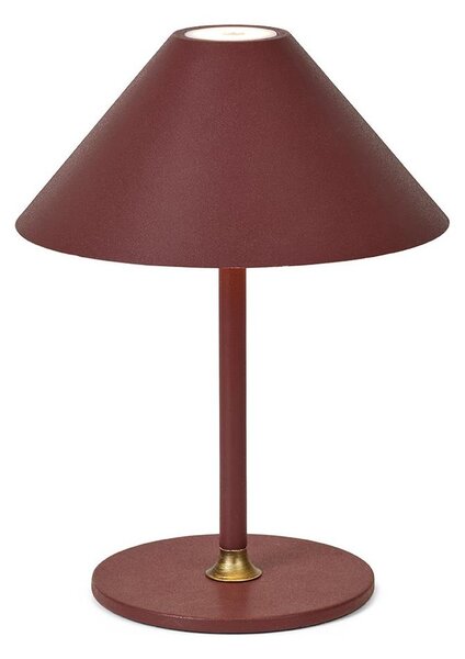 Halo Design 800834- Lampada da tavolo ricaricabile dimmerabile a LED HYGGE LED/3W/4000 mAh IP54 bordeaux