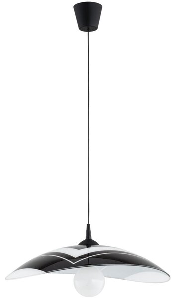 Lampadario a cavo CZANI 1xE27/15W/230V nero