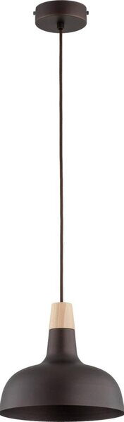 Lampadario a cavo RODOS 1xE27/15W/230V nero
