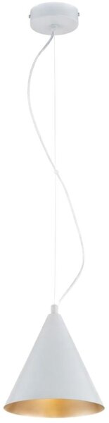 Lampada a sospensione con cavo GANNA 1xE27/15W/230V grigia