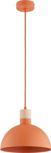 Lampada a sospensione su cavo NEOMI 1xE27/15W/230V arancione