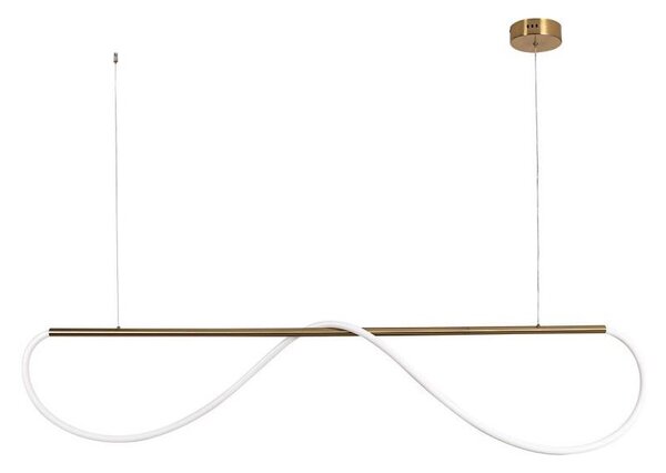 Lampadario LED sospeso su cavo MELECA LED/36W/230V 3000/4000/6000K 160 cm dorato