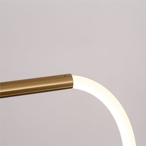 Lampadario LED sospeso su cavo MELECA LED/36W/230V 3000/4000/6000K 160 cm dorato