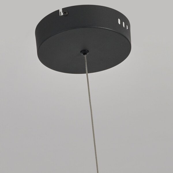 Lampadario LED a cavo MELECA LED/36W/230V 3000/4000/6000K 160 cm nero