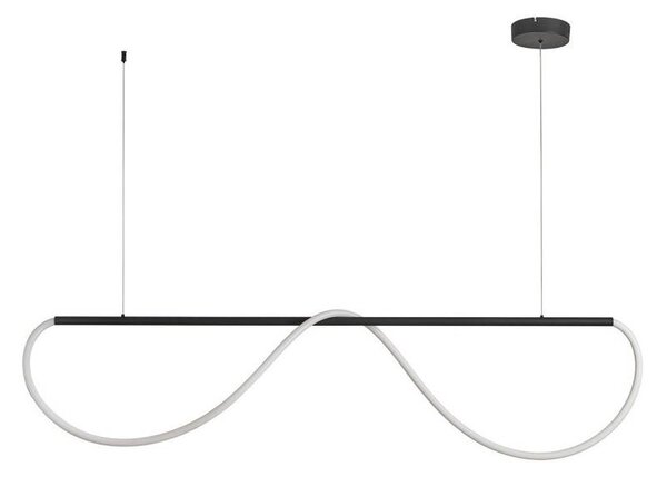 Lampadario LED a cavo MELECA LED/36W/230V 3000/4000/6000K 160 cm nero