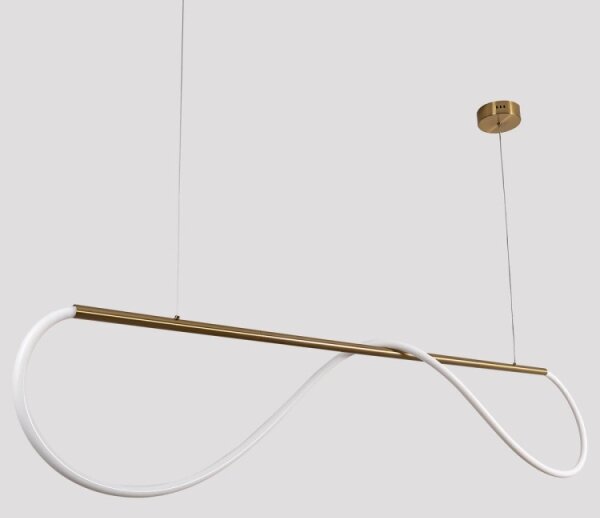 Lampadario LED sospeso su cavo MELECA LED/36W/230V 3000/4000/6000K 160 cm dorato
