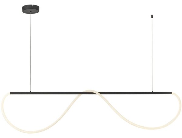 Lampadario LED a cavo MELECA LED/36W/230V 3000/4000/6000K 160 cm nero
