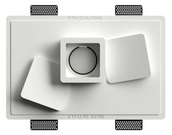 Faretto incasso lampadari bartalini sirt fp25 gx53 led gesso verniciabile - Lampadari Bartalini Gesso