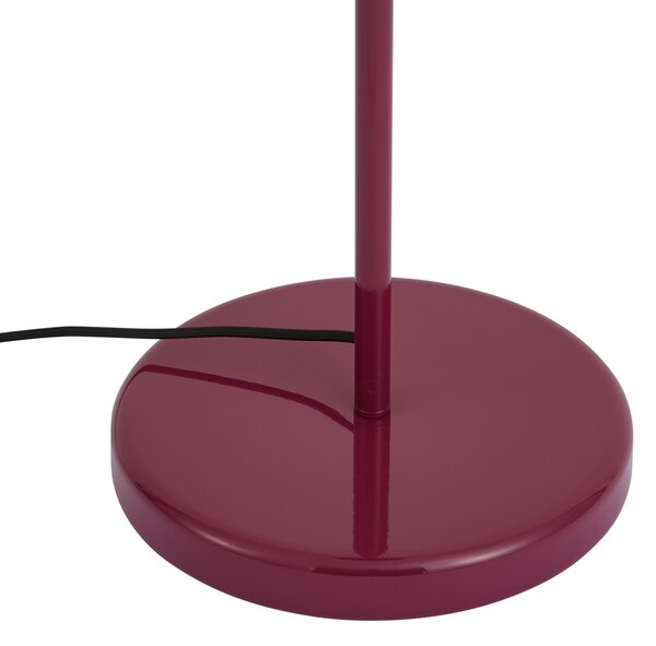 Lampada da terra retrò color prugna 140cm - Ophelia