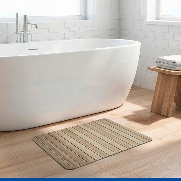 Tappetino per il bagno di colore naturale in diatomite 39x60 cm Lepiana – Wenko