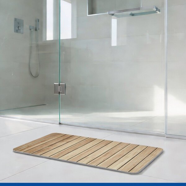 Tappetino per il bagno di colore naturale in diatomite 39x60 cm Lepiana – Wenko