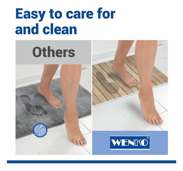 Tappetino per il bagno di colore naturale in diatomite 39x60 cm Lepiana – Wenko