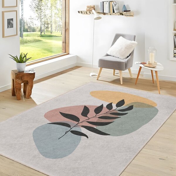 Passatoia color crema lavabile 80x200 cm Illustrated Autumn – Mila Home