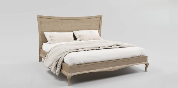 Letto moderno in legno frassino testata legno l.190 p.210 h.127
