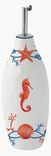 Bottiglia aceto e olio in porcellana Cote De Mer