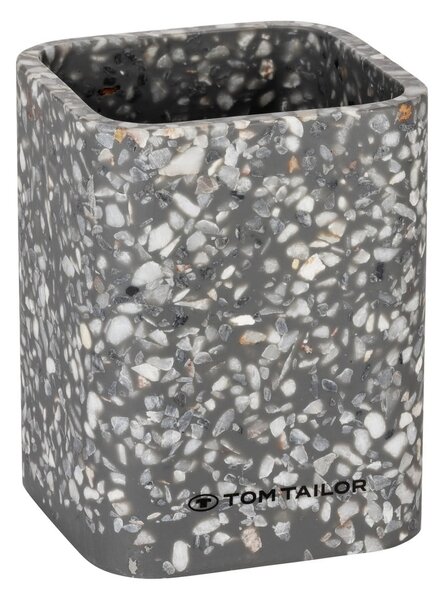 Portaspazzolino in poliresina grigio Tom Tailor T-Terrazzo – Wenko