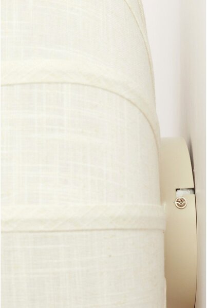 Plafoniera color crema con paralume in tessuto ø 40 cm Zosia – Light & Living