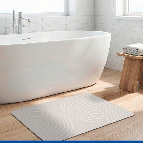 Tappetino per il bagno beige in diatomite 50x80 cm Nazca – Wenko