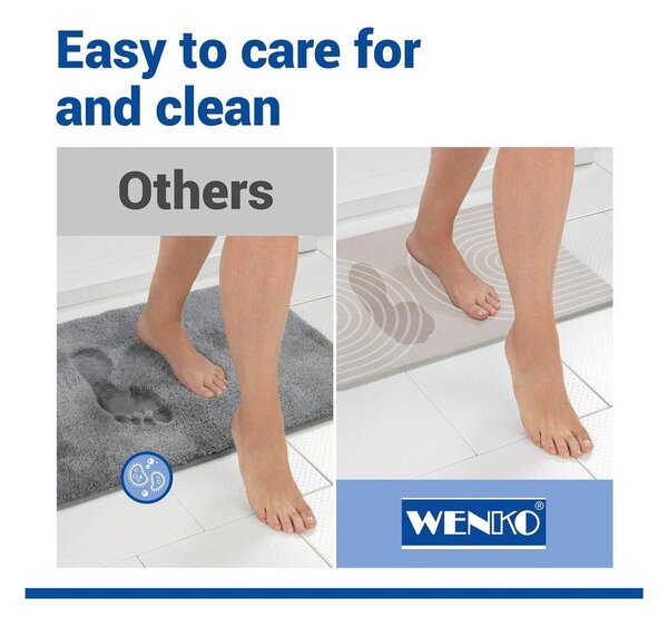 Tappetino per il bagno beige in diatomite 50x80 cm Nazca – Wenko