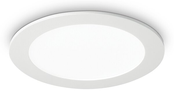 Faretto Da Incasso Moderno Groove Alluminio Bianco Led 10W 3000K D11,8Cm