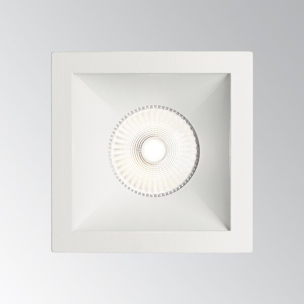 Proiettore Da Incasso Moderno Game Square Alluminio Bianco Led 11W 3000K