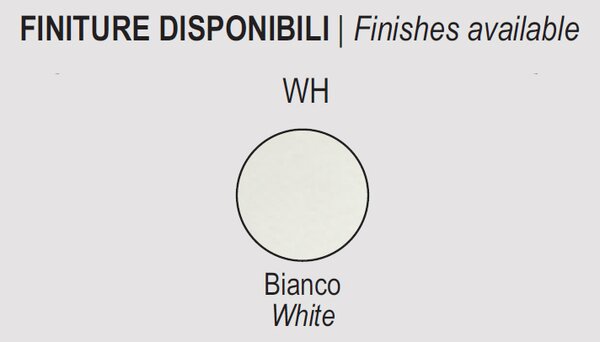 Applique Contemporanea Zero Materie Plastiche Bianco Led 12W