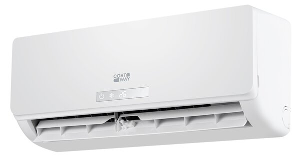 Costway Climatizzatore monosplit Inverter smart WiFi e autopulizia, Condizionatore d'aria con telecomando R32 A++ 19dB