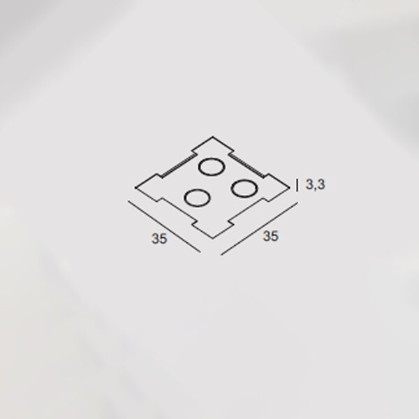 Plafoniera Contemporanea Atene Metallo Bianco 5 Luci Gx53