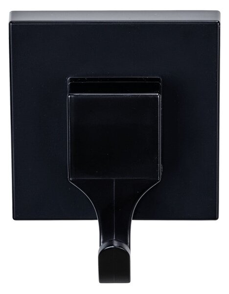 Ganci neri in plastica autobloccanti in set di 2 pezzi Quadro - Wenko