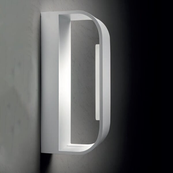 Applique Contemporanea Handles Metallo Bianco Led 12W
