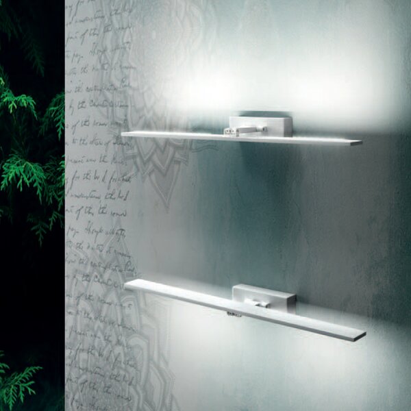 Applique Moderna Myr Metallo Bianco Led 16W