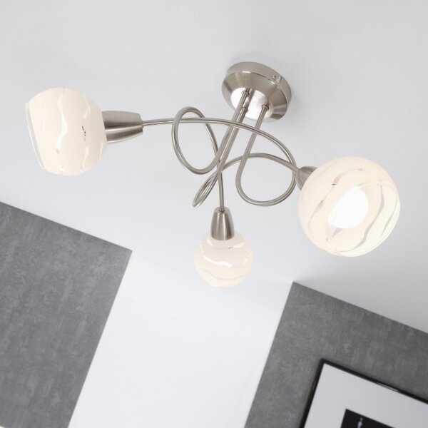 Briloner 2046-032 - Lampadario da incasso VIOLA 3xE14/40W/230V
