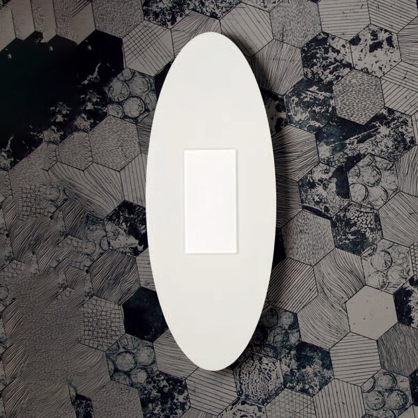 Plafoniera Contemporanea Pixart Metallo Bianco Led 16W