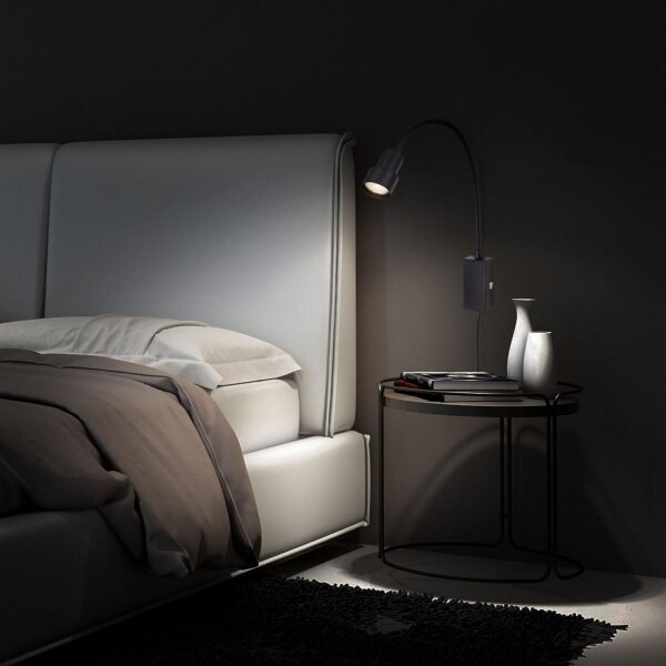 Briloner 2085-015 - Lampada da parete LED Touch TUSI 1xGU10/5W/230V nero